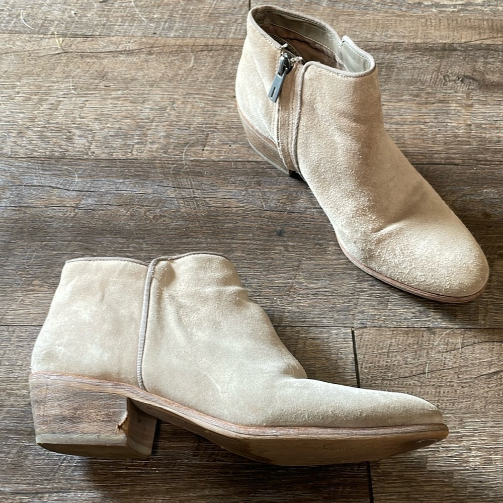 Sam Edelman suede ankle boots booties